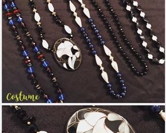 Vintage Costume Jewelry: Monet, Avon, Sarah Coventry, Kramer, Art, Vendome, Whiting and Davis, Roman, Lee Sands