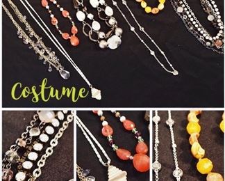 Vintage Costume Jewelry: Monet, Avon, Sarah Coventry, Kramer, Art, Vendome, Whiting and Davis, Roman, Lee Sands