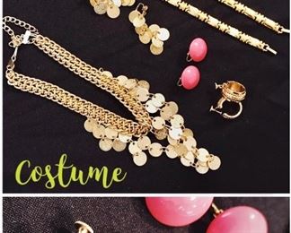 Vintage Costume Jewelry: Monet, Avon, Sarah Coventry, Kramer, Art, Vendome, Whiting and Davis, Roman, Lee Sands