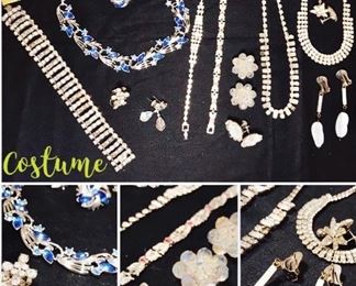 Vintage Costume Jewelry: Monet, Avon, Sarah Coventry, Kramer, Art, Vendome, Whiting and Davis, Roman, Lee Sands
