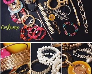 Vintage Costume Jewelry: Monet, Avon, Sarah Coventry, Kramer, Art, Vendome, Whiting and Davis, Roman, Lee Sands