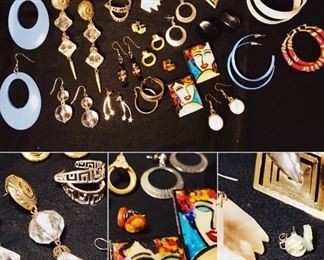 Vintage Costume Jewelry: 1989’s pop art, Monet, Avon, Sarah Coventry, Kramer, Art, Vendome, Whiting and Davis, Roman, Lee Sands