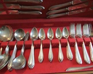 Large silverplate flatware