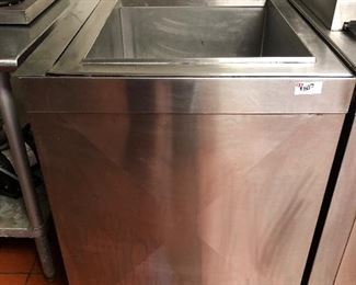 Stainless ice bin $150
