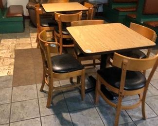 Tables $50, chairs $15 ea