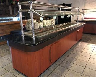 Hot steamer bar, 13ft long $900