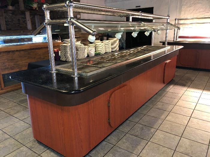Hot steamer bar, 13ft long $900