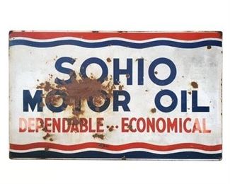 Lot 001-A
Large Vintage Sohio Motor Oil Sign