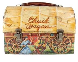 Lot 177
Vintage Aladdin Chuck Wagon Metal Lunchbox