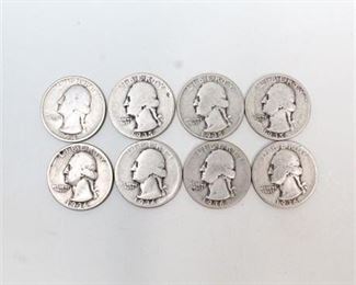 Lot 204
1934-1936 Silver Quarters