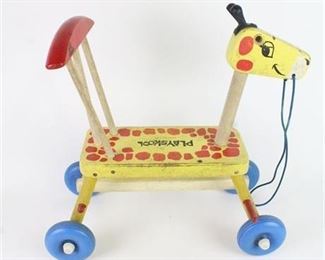 Lot 291
Vintage Playskool Wooden Toy Giraffe