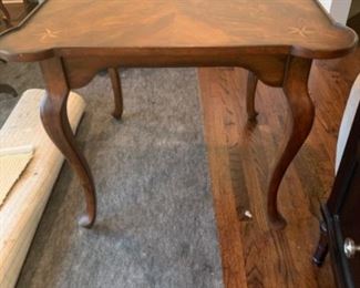 Antique “star” card table. 