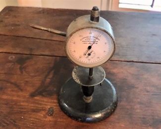 $95 Vintage pressure gauge.  17" W, 20" H. 