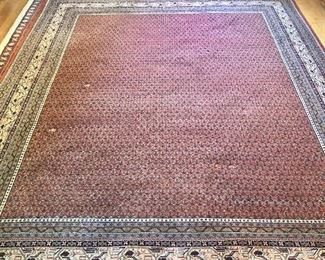 $350 Large Oriental rug.  98" W x 130" L. 