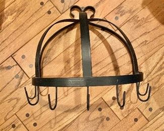 $40 Metal pot hanger.  16" W, 11" D, 15" H. 