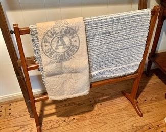 $50 Vintage quilt or towel rack.  32" W x 33" H.  Large one SOLD 