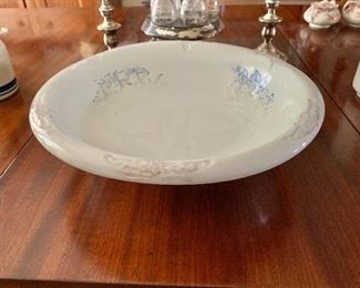 $40 Warwick vintage porcelain bowl.  16" diam, 4" H. 