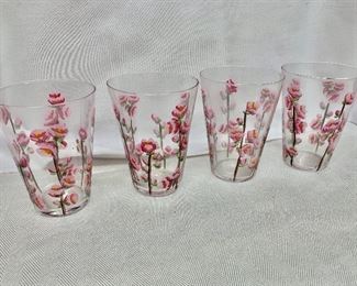 $20 - 4 hand painted glasses - many, many available!