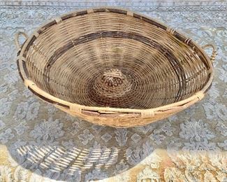$40 Basket with handles. 13"H x 27"D x 30"W