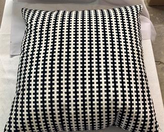 $8 each - Ikea black and white houndstooth pillow.  13 available. Some with stains. 22"H x 22"W