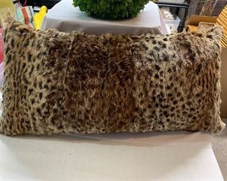 $20 Faux fur pillow