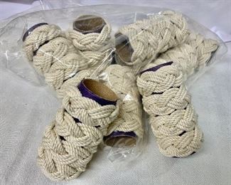 $10 each - 10 sets available! Nautical napkin rings