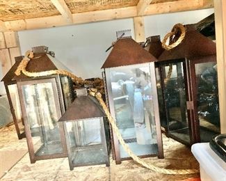 $45 each - 3 available! large lantern; $35 for small lanterns - 5 available!