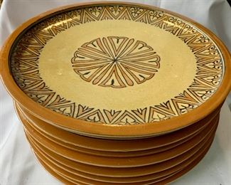 $200 for set - 11” moroccan dinner plates qty 10