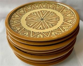 $135 for set - 9” moroccan salad plates qty 9