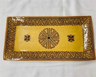 $25 - One Moroccan serving tray - 13 x 7