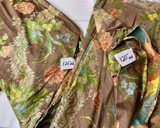 $125 each - Chinoiserie tablecloths - 126 round -120 round -1 each - Unlined