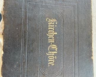 1863 German Music Book