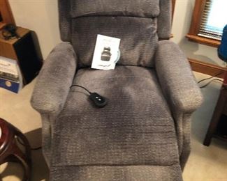 #1) $300 - Total Comfort brand Motorized Lift Chair.  Working well.  Lifts fully and reclines fully.  