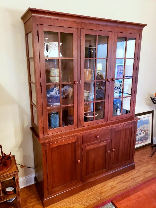 #1 - Ethan Allen "American Impressions" Lighted China Cabinet
