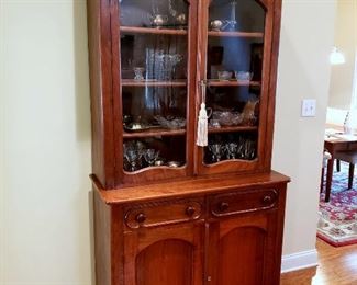 #4 - Antique Stepback Cupboard