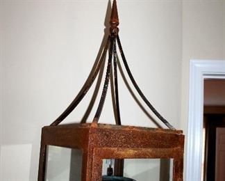 #7 - Iron / Glass Lighted Display Cabinet