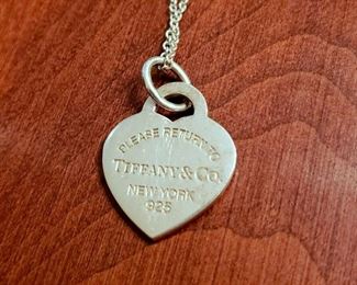 #12 - Tiffany & Co. Sterling Silver Heart Tag Necklace