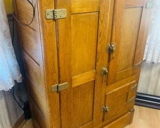 antique OAK ice box