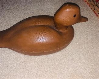 wooden decoy