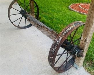 large cast iron wagon wheels