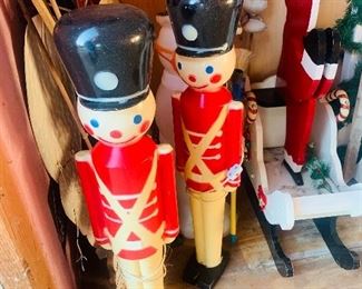 Drummer Boy blow molds Christmas decor