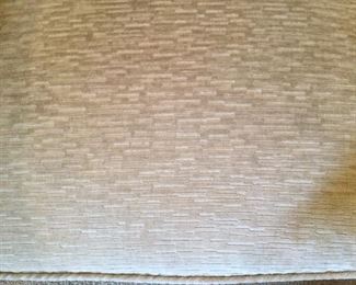 Close up of fabric on sleeper