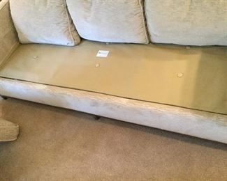 Dust cover hiding mattress