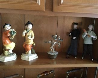 Asian figurines by 