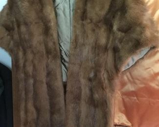 Mink cape