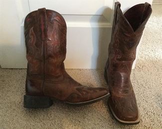 Sz 8 women’s leather western boots 