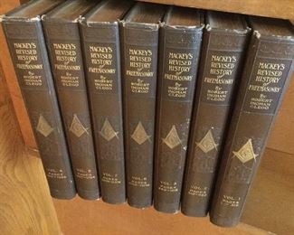 Mackey’s Revised History of Freemasonry by Robert Ingram Clegg. Vol 1 thru 7