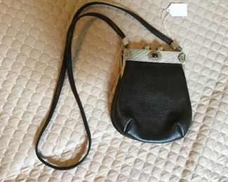 Moulin Rouge James Culver leather purse w/shoulder strap