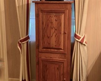 Oak 2-Door Storage Cabinet