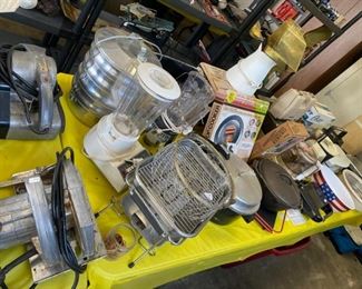 Lots of great treasures in the garage and tent